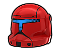 Red Gen Commando Helmet
