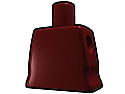 Dark Red Curved Torso