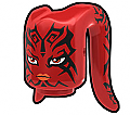 Red Tentacle Head with Talon Face