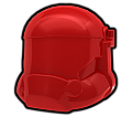 Red Combat Helmet