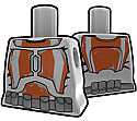 Gray Torso with Dark Orange STK Suit