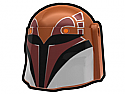 Dark Orange Rebel Hunter Helmet