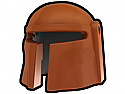 Dark Orange Mando Helmet