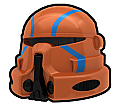 Dark Orange KLR Airborne Helmet