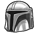 Metallic Silver Ranger Hunter Helmet