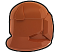 Dark Orange Comm Helmet