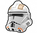 White Commander CDY Helmet