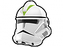 White Commander 442nd Helmet
