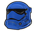 Blue Storm Combat Helmet