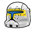 White GR Commando Helmet