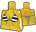 Yellow Torso with Black Stripe Bikini