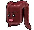 Dark Red Tentacle Head with Gen Face