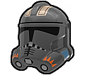 Dark Gray CDY Trooper Helmet