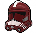 Dark Red FX Trooper Helmet